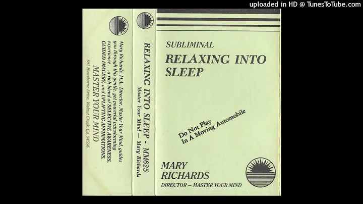 Mary Richards - Subliminal Relaxing Into Sleep (Fu...