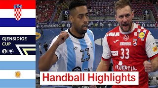 Croatia vs Argentina Handball Highlights Gjensidige Cup 2024