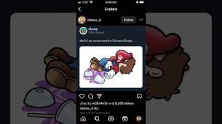 Mario Comsumed The Grimmace Shake