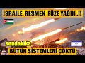 #sondakika İSRAİLE FÜZE YAĞDI..!! SİSTEMLERİ RESMEN ÇÖKTÜ..!!