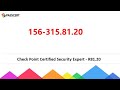 CCSE R81.20 156-315.81.20 Dumps - Check Point Certified Security Expert R81.20