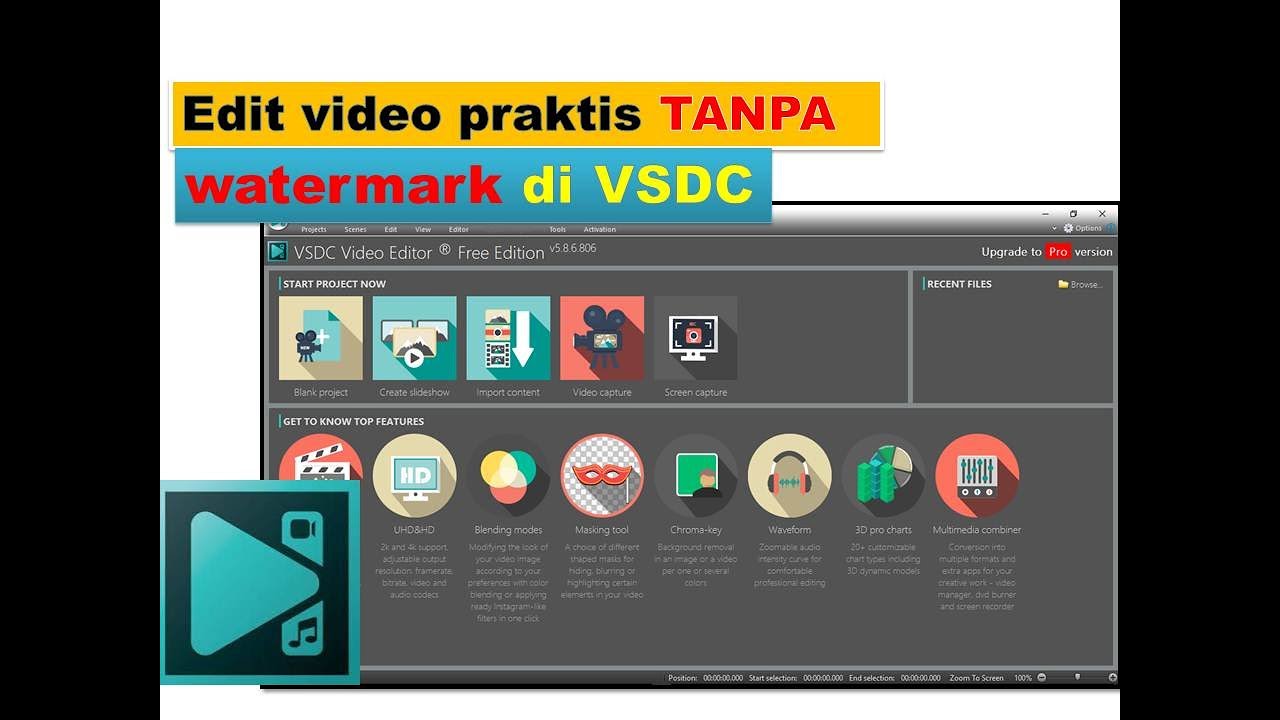 cara edit video di VSDC Free Video Editor YouTube
