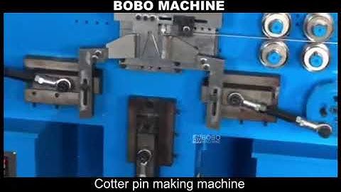 Aotumatic cotter pin making bending machine