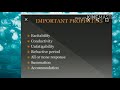 Properties of nerve fiber