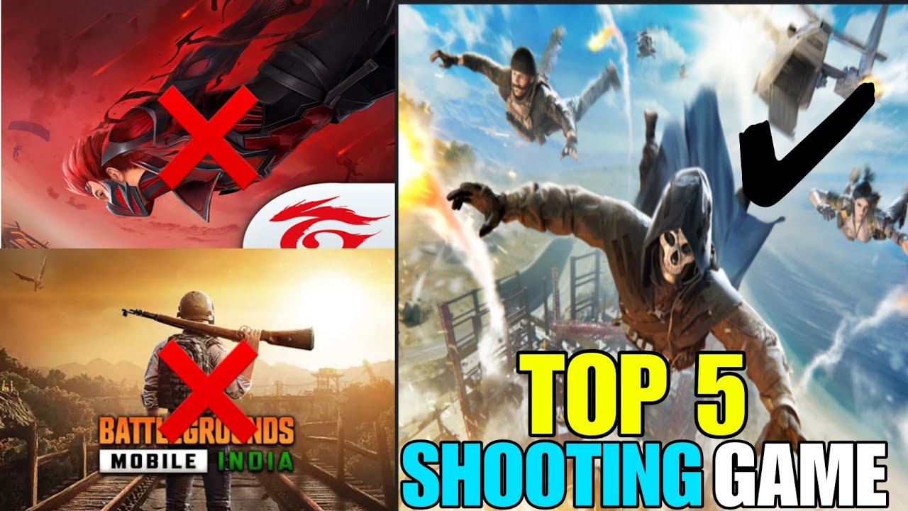 😱🤟top 5 best shooting games like bgmi or free fire🔥/new shooting games / new 2023 shooting games