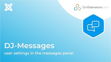 DJ-Messages user settings in the messages panel