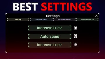 BEST SETTINGS for Sol