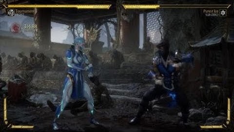 MK11 Arctic Anarchy Frost new corner reset: overhead freeze
