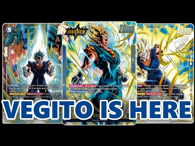 dragon ball super card game vegito blue VEGITO Is The BEST Blue Deck In DragonBall Fusion World