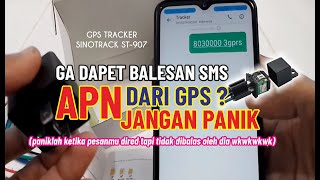 GPS Tracker SINOTRACK  ST-907 tidak membalas SMS SET OKE ? | Registrasi kartu GPS Tracker screenshot 4