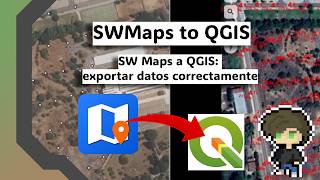Cómo exportar datos de SW Maps a QGIS 📱➡️🗺️ | Paso a paso