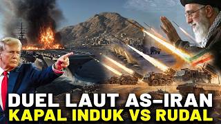 Trump Masuk Perangkap? Perang Laut Modern! Kapal Induk vs Rudal Presisi Iran