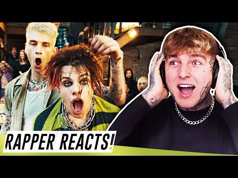 machine-gun-kelly,-yungblud,-travis-barker---i-think-i'm-okay-|-rapper-reacts