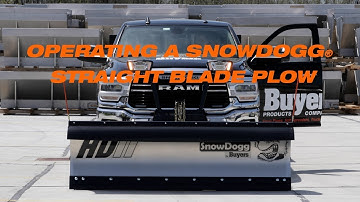 Operating A SnowDogg® Straight Blade Plow | Buyers Products