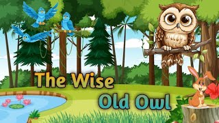 Moral stories for kids | short stories in english | The Wise old owl | English | Bedtime stories
