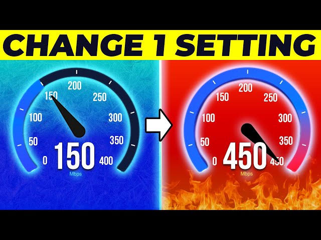 How to get Faster Internet speed when you change a simple setting class=