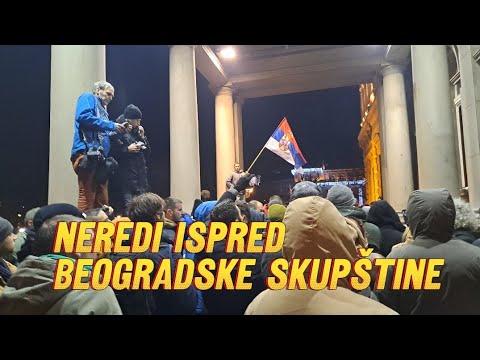 PROTEST ISPRED BEOGRADSKE SKUPŠTINE