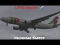 Stunning airbus a330200 landing at madeira airport 