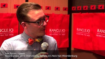 Lee Byron interview at ReactEurope 2015 by Rangle.io