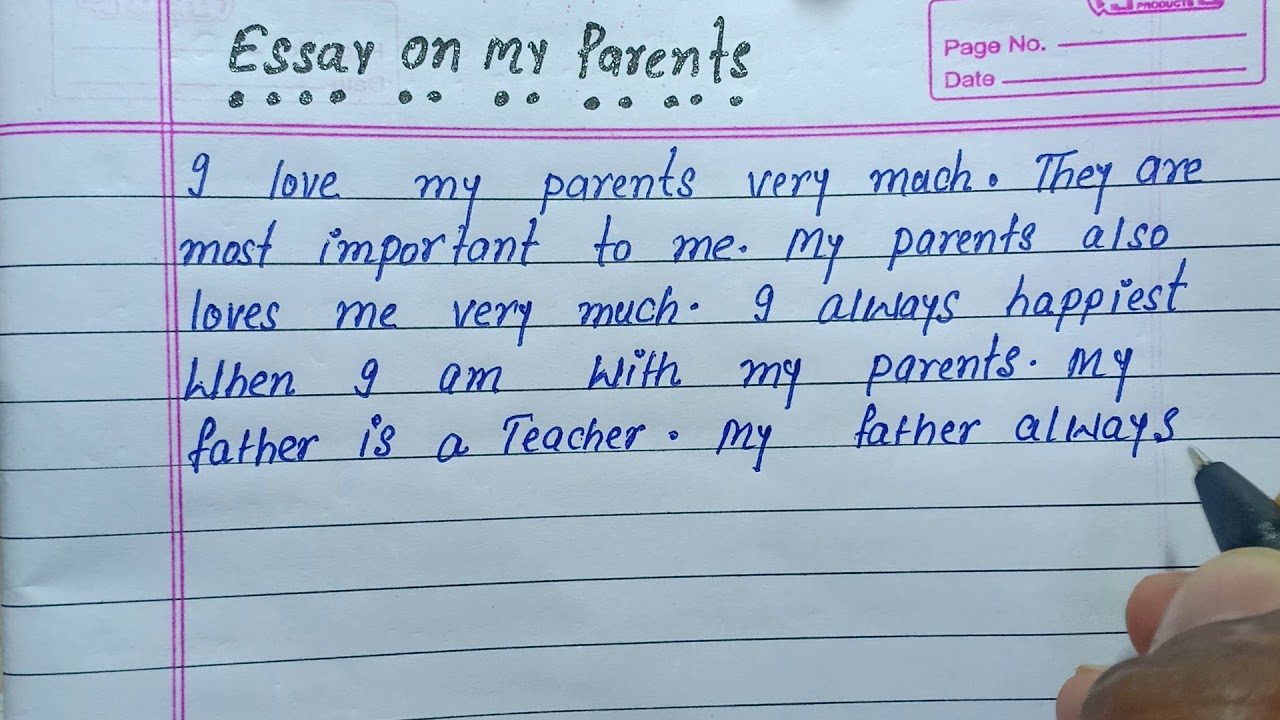 essay about being parents