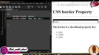 Full Tut 7 CSS Border Propertybfir beginners|border-style|border-width|border-color|border-radius News