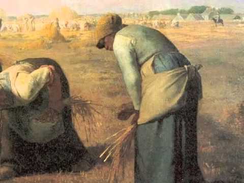 Милле, "Сборщицы колосьев" - YouTube