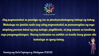 Ang Pagmamahal Sa Pamilya