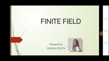 Finite Fields