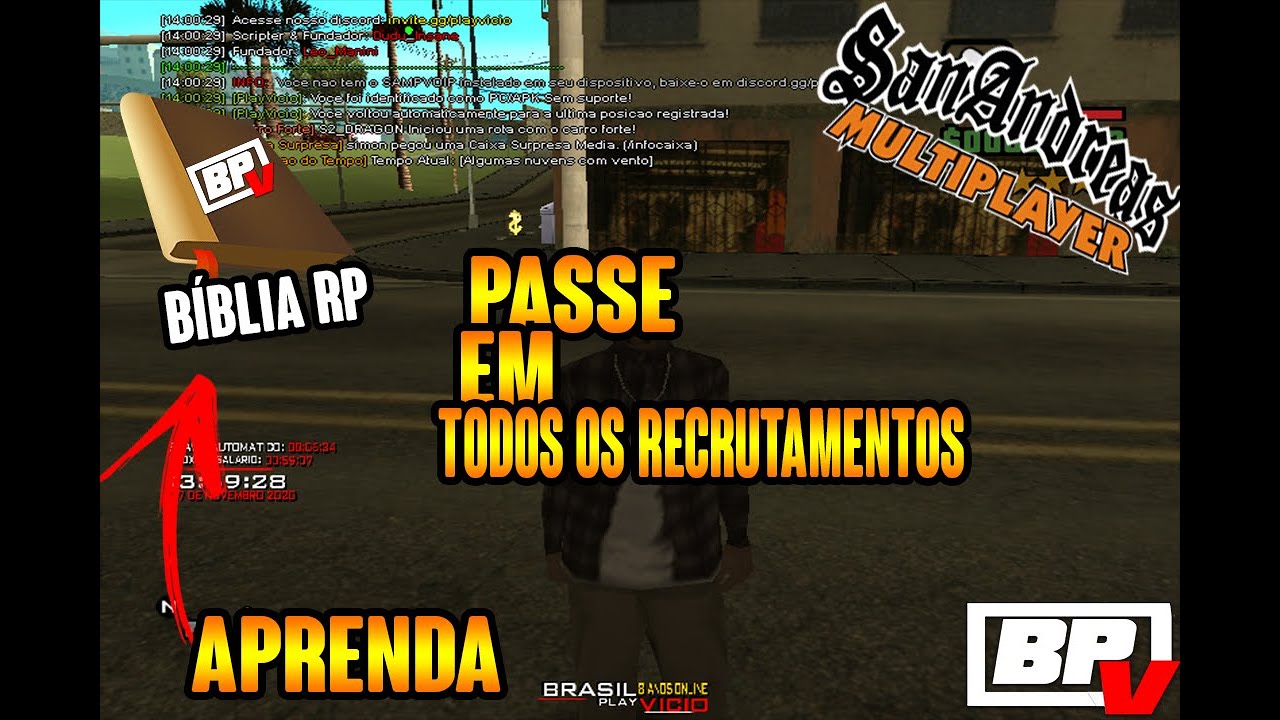 Bíblia RP: como passar em qualquer recrutamento !!! {Magrao} - YouTube
