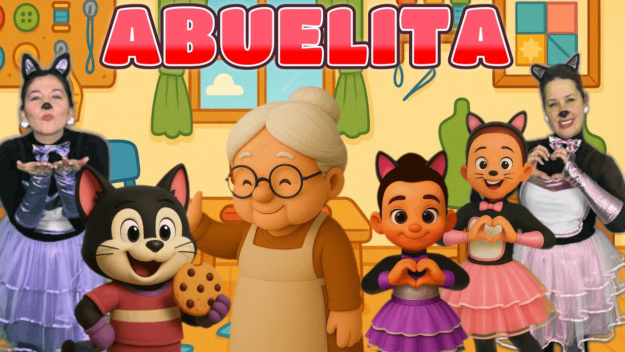 Minina y Lanina - ABUELITA - Canciones infantiles (Video oficial)