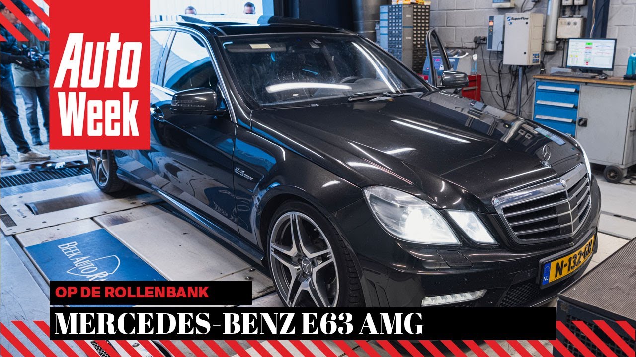 ⁣Mercedes-Benz E63 AMG - 2010 - Op de rollenbank