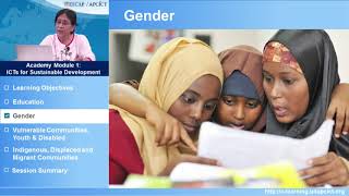 Academy Module 1.4.3 : An Overview of ICTs and Sustainable Development