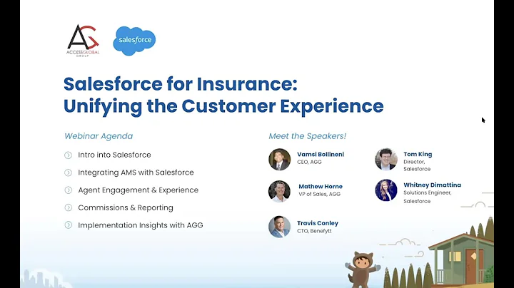 Webinar: Salesforce for Insurance, Unifying the Customer Experience