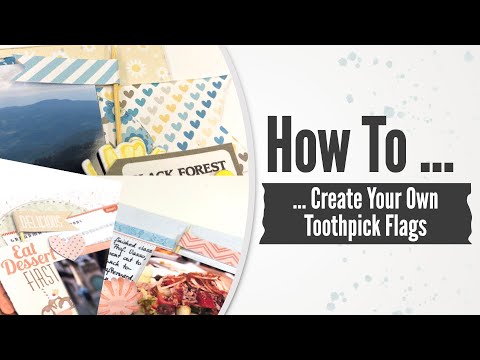 How To Make Toothpick Labels