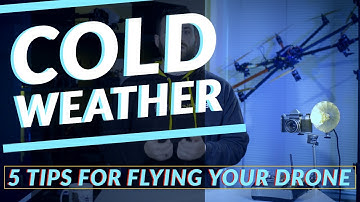 How to fly a DRONE in the WINTER & COLD WEATHER | 5 ESSENTIAL tips for Successful Flights