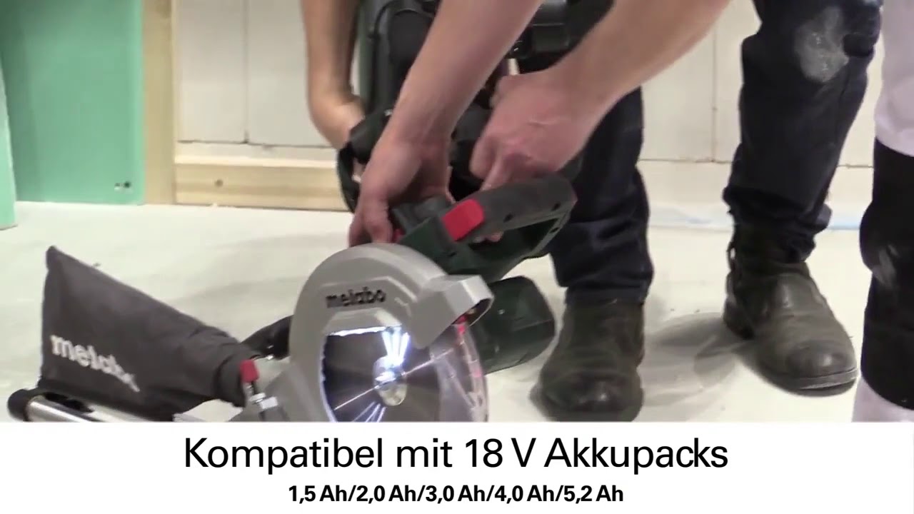 Metabo KS 18 LTX 216 - YouTube
