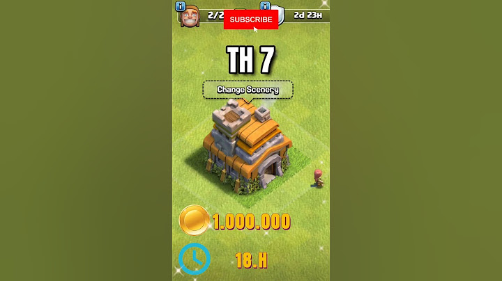 Level 1 to 15 Town Hall + upgrade fee and upgrade time IN COC #shorts #coc