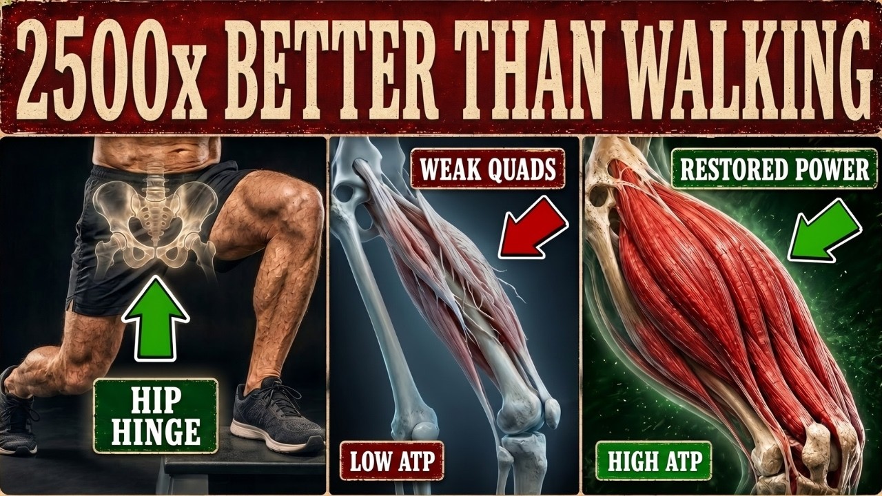 THIS Single Exercise Restores 80% of Your Leg Strength in 3 Weeks (Over 50). No Squats
