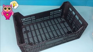 Information 3 easy ideas to creatively reuse plastic fruit boxes Part 2 DIY ideas Creative Recycling Guide