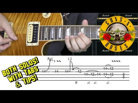 Guns 'N' Roses - Welcome To The Jungle - Guitar Lesson , With Tabs!