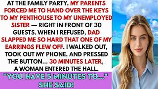 My Parents Forced Me To Give My Penthouse To My Sister  When I Refused — Dad Slapped Me, So I
