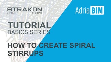 STRAKON - Tutorial - Basics: How to create Spiral Stirrups / Ties