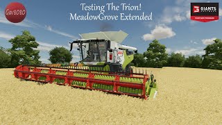 Testing The Trion! - MeadowGrove Extended - Farming Simulator 22