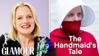 Elisabeth Moss Breaks Down Her Best Movie \& TV Looks (The Handmaid's Tale, Mad Men, Us) | Glamour