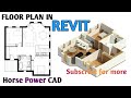 How to design floor plan in Revit for Beginners @horsepowercad @balkanarchitect