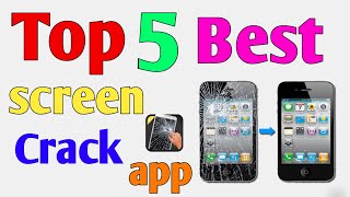 Top 5 best screen crack prank app for Android | best apps for screen crack App |  screen crack karne screenshot 2