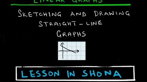 Linear Graphs Qn 1: Drawing Straight-Line Graphs | ZIMSEC O Level Paper 2 Section B | In Shona