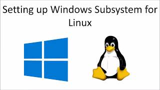 setting up windows subsystem for linux