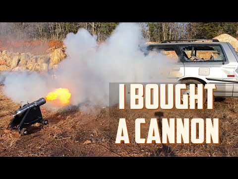 I Bought A CANNON (Billiard Ball Cannon)