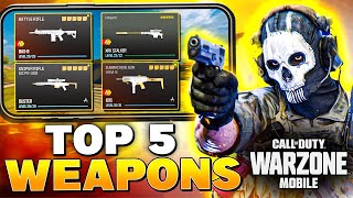 TOP 5 META Weapons In Warzone Mobile! (Best Loadouts)